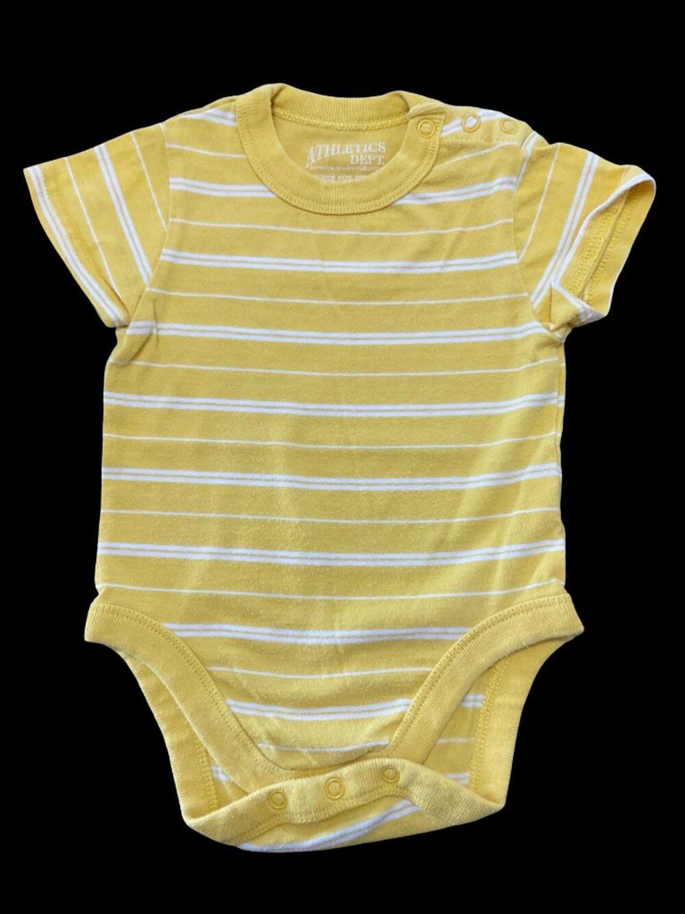 🌻10/$25 - Yellow/White Striped Onesie
